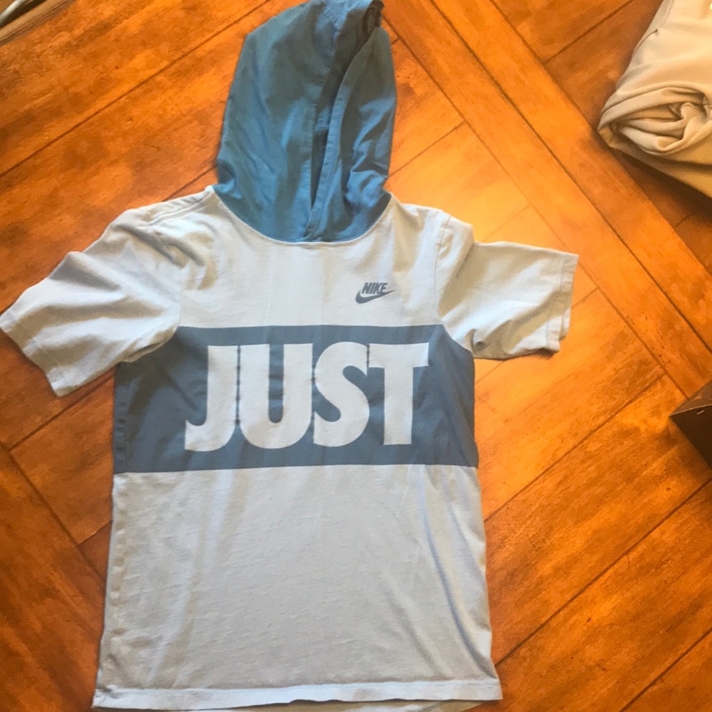 Nike Blue T-shirt hoodie